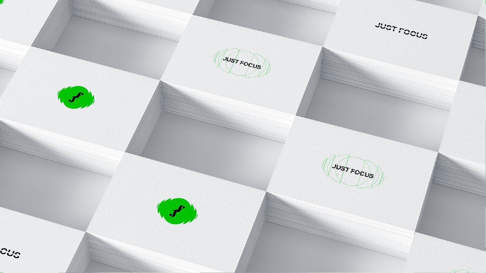 JUST FOCUS · IDENTITY